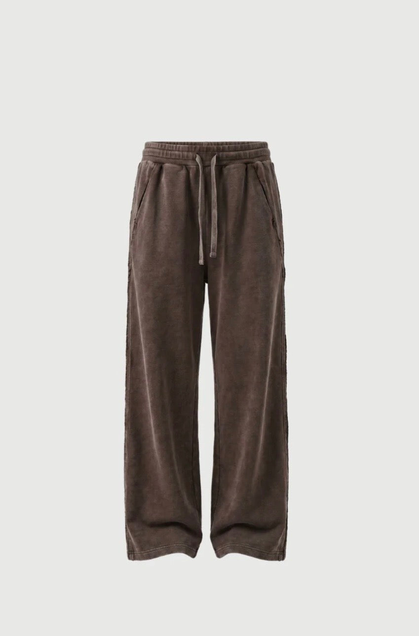 Pinky & Kamal II ACID WASH TRACK PANT - Soil
