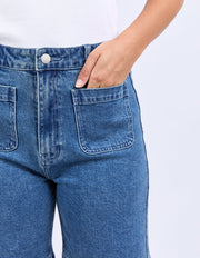 FOXWOOD II SARAH Short - Mid Blue