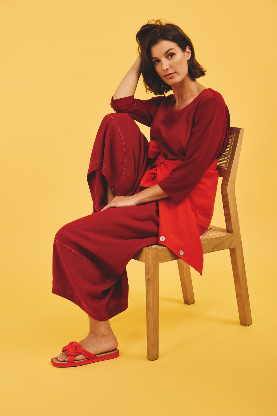VALIA II BASTILLE PANT - KEPCHUP