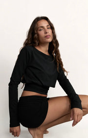 Pinky & Kamal II CONTOUR LONG SLEEVE - Black