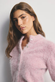 World Of Nomads II BELLA Cashmere Cardigan - Petal Cloud