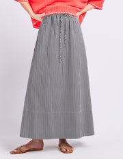 Elm Lifestyle II THE WILLOW Skirt - black stripe