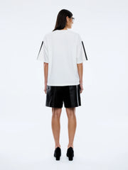 ENA Pelly II RACING PELLY SWOOP Tee - vintage white
