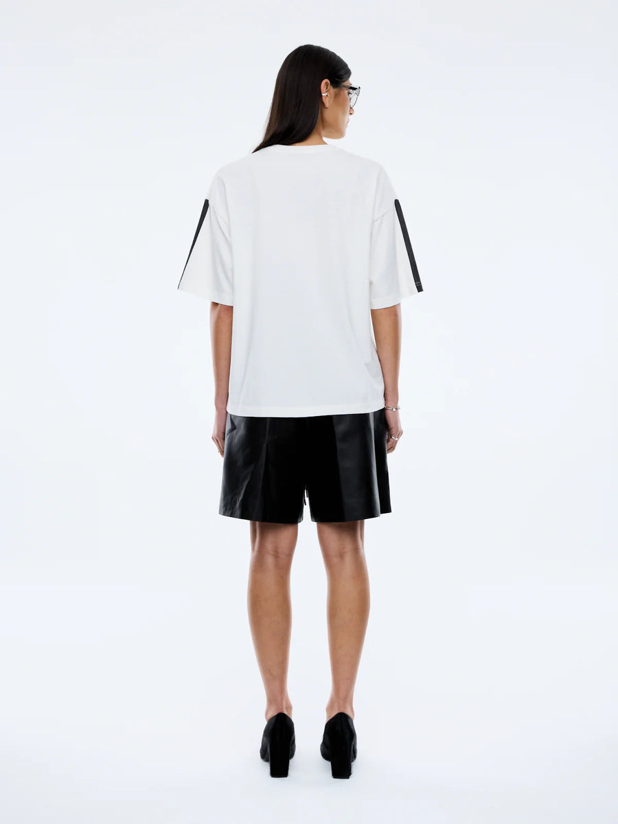 ENA Pelly II RACING PELLY SWOOP Tee - vintage white
