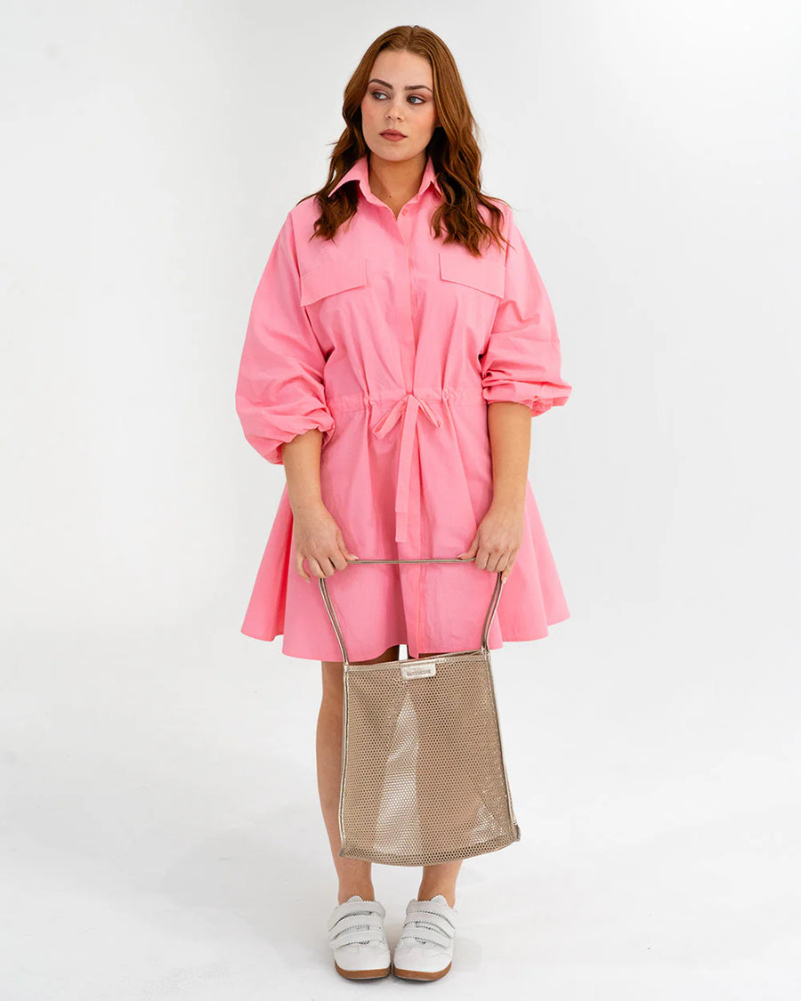 Elms & King II ZANZIBAR Bag - Taupe Mesh