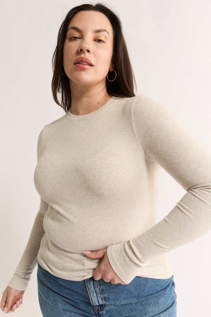 Primi II CARINA Classic L/S - oatmeal marle