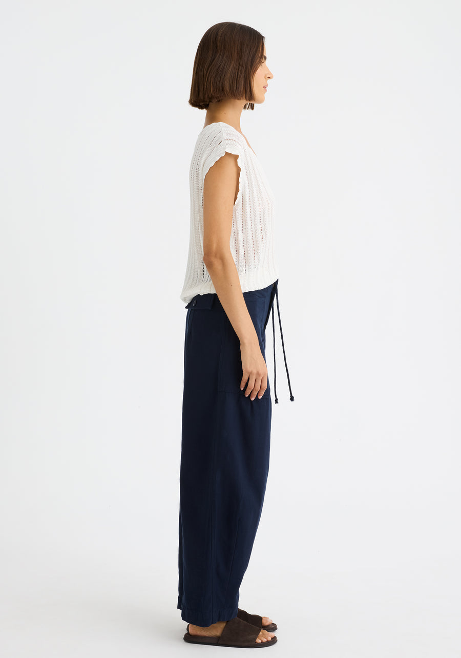 Morrison II ODETTE KNIT VEST - White