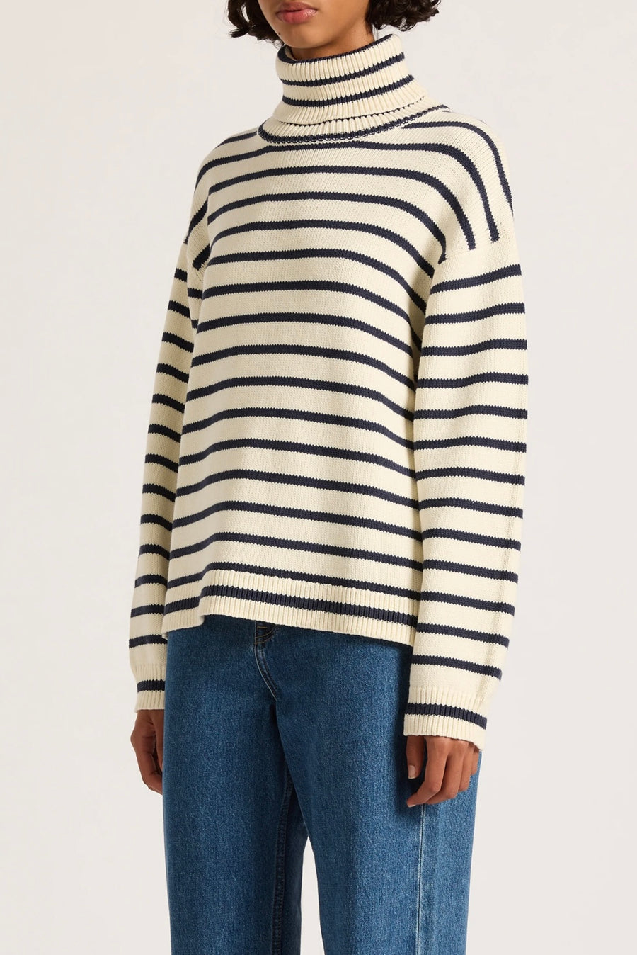 Nude Lucy II KAI Turtleneck - Navy Stripe