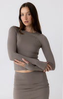 Motion Long Sleeve - Stone