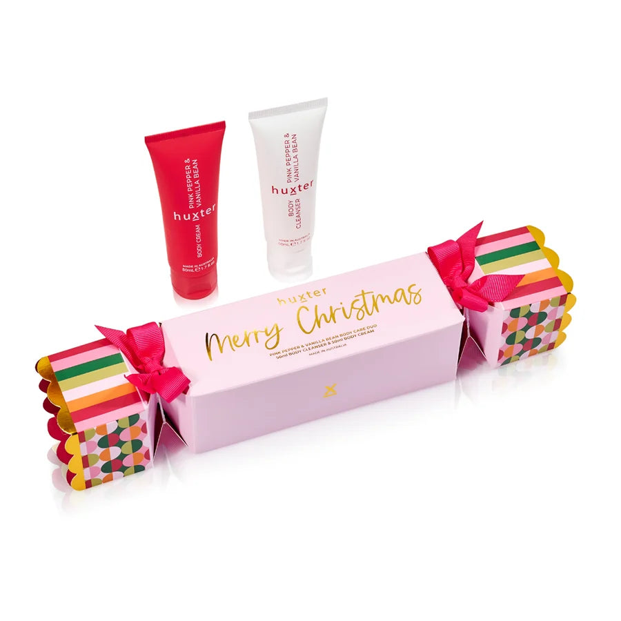 Huxter II BODY CARE DUO Bon Bon  - Pink Pepper/Vanilla Bean