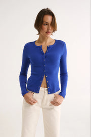 PRIMI II CATERINA SNAP BUTTON TOP - Cobalt