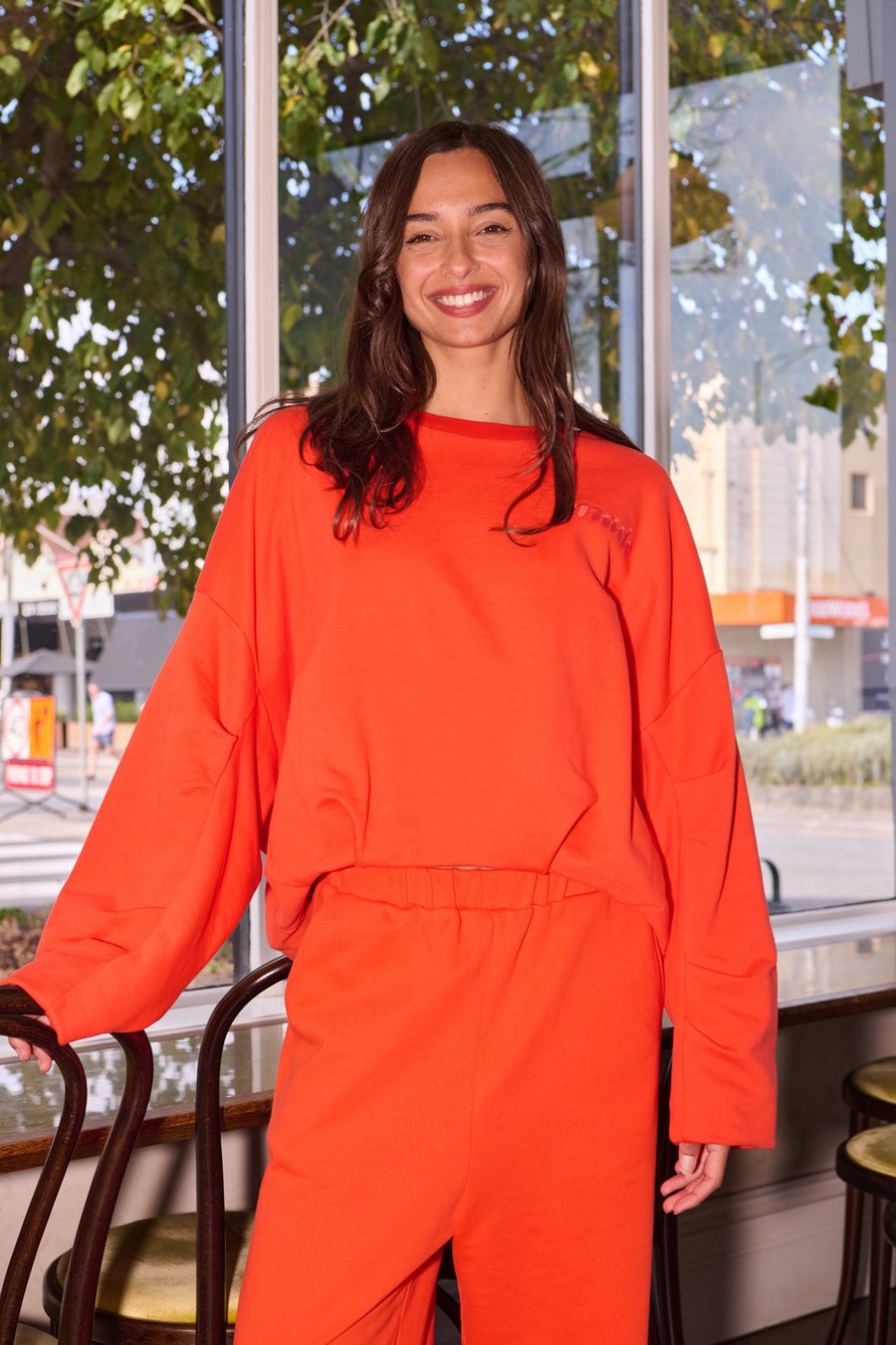 Barry Made II LATEEN Sweater - Blood Orange