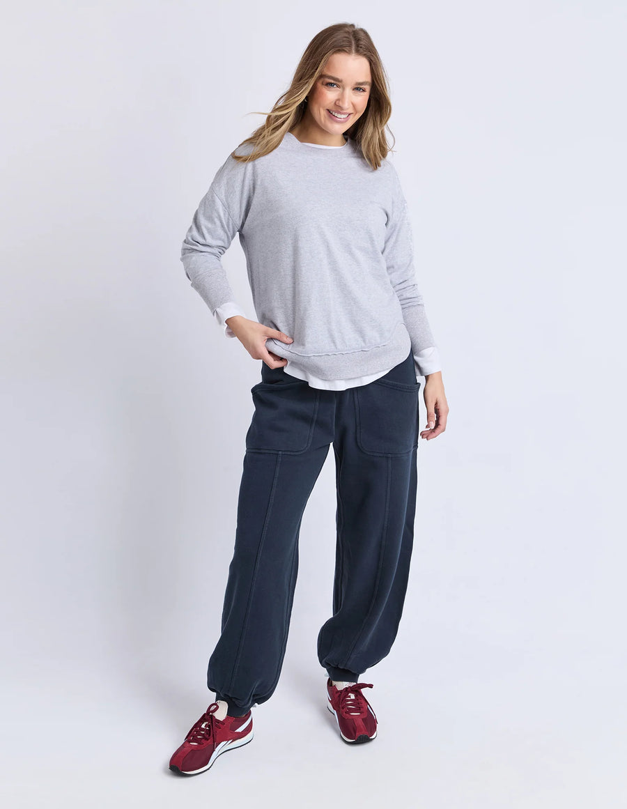 Foxwood II FARRAH Long Sleeve Top - grey marle