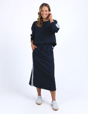 Elm Lifestyle II SLOANE Fleece Skirt - navy