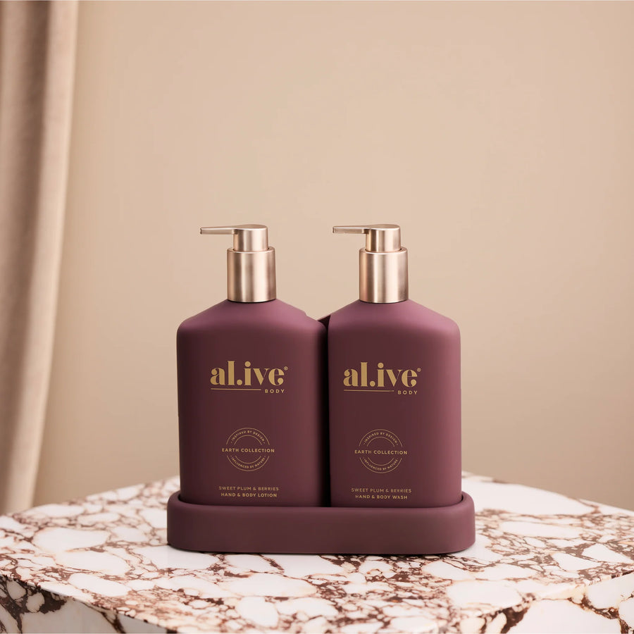 AL.IVE II Transformative Wash & Lotion Duo - Sweet Plum & Berries