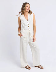 FOXWOOD II Peyton Vest - vintage white