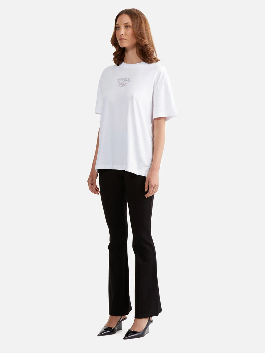 ENA Pelly II LUNA Oversized Tee Racer - White