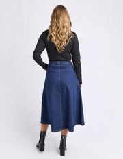 Foxwood II POTTER Denim Skirt - denim blue
