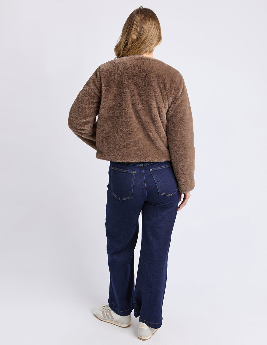 Foxwood II SOFIA FUR Jacket - mocha