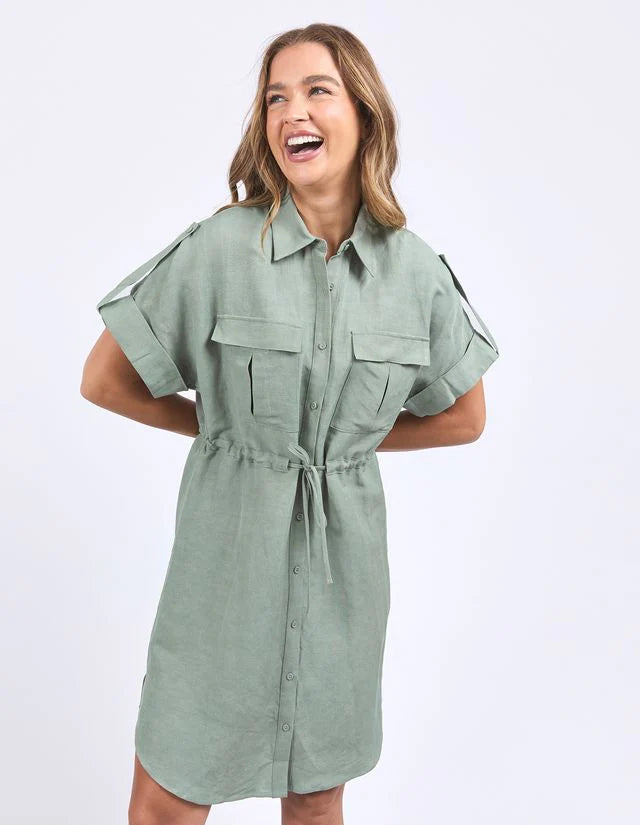 Foxwood II WILLOW Shirt Dress - Green