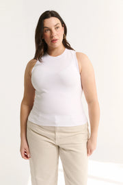 Primi II CARINA Crew Tank - white