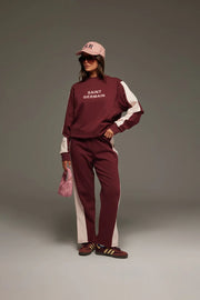 ARAMINTA JAMES II SAINT Germain Knit sweatshirt - Red Wine