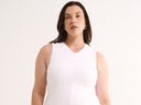 Holly High V Tank - White