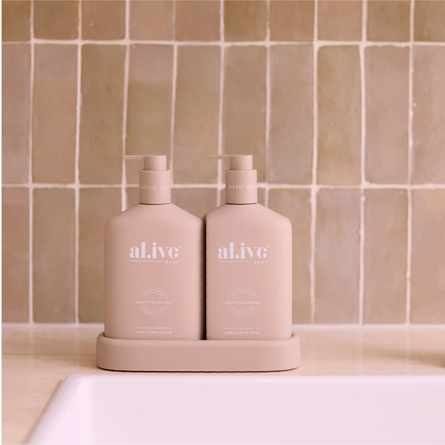 AL.IVE II WASH & LOTION DUO - Apricot & Sweet Fig