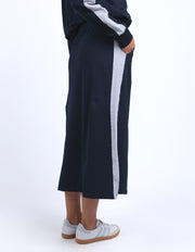 Elm Lifestyle II SLOANE Fleece Skirt - navy