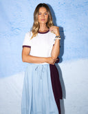 Polaroid Ringer Tee - White