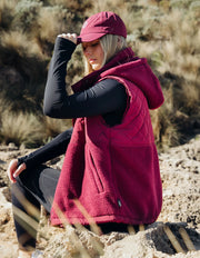 Elm Lifestyle II FREEDOM Quilted Vest - plum