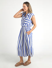 Elm Lifestyle II PALERMO Stripe Dress - Blue Marshmallow