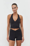 Wrap Halter - Black