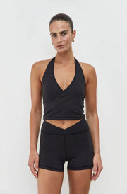 Pinky & Kamal II WRAP Halter - black