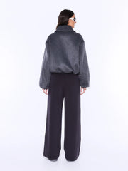 Ena Pelly II MAEVE Wool Blend Bomber - grey