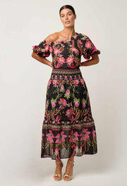 OnceWas II JUNO Viscose Top - Anthos Lotos