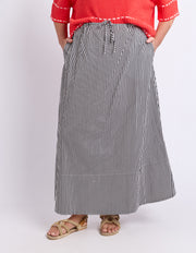 Elm Lifestyle II THE WILLOW Skirt - black stripe