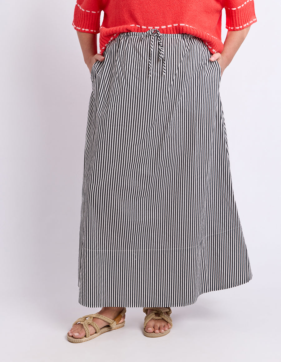 Elm Lifestyle II THE WILLOW Skirt - black stripe