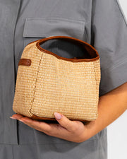 Elms & King II LINTON Crossbody - Tan Weave