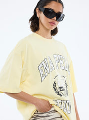 ENA Pelly II VARSITY Tee - panna cotta