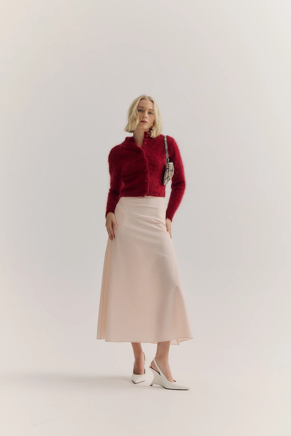 World Of Nomads II BELLA Cashmere Cardigan - Merlot