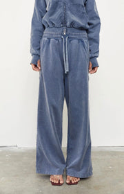 Pinky & Kamal II ACID WASH TRACK PANT - Sky