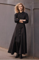Madelyn Shirt Dress - Navy