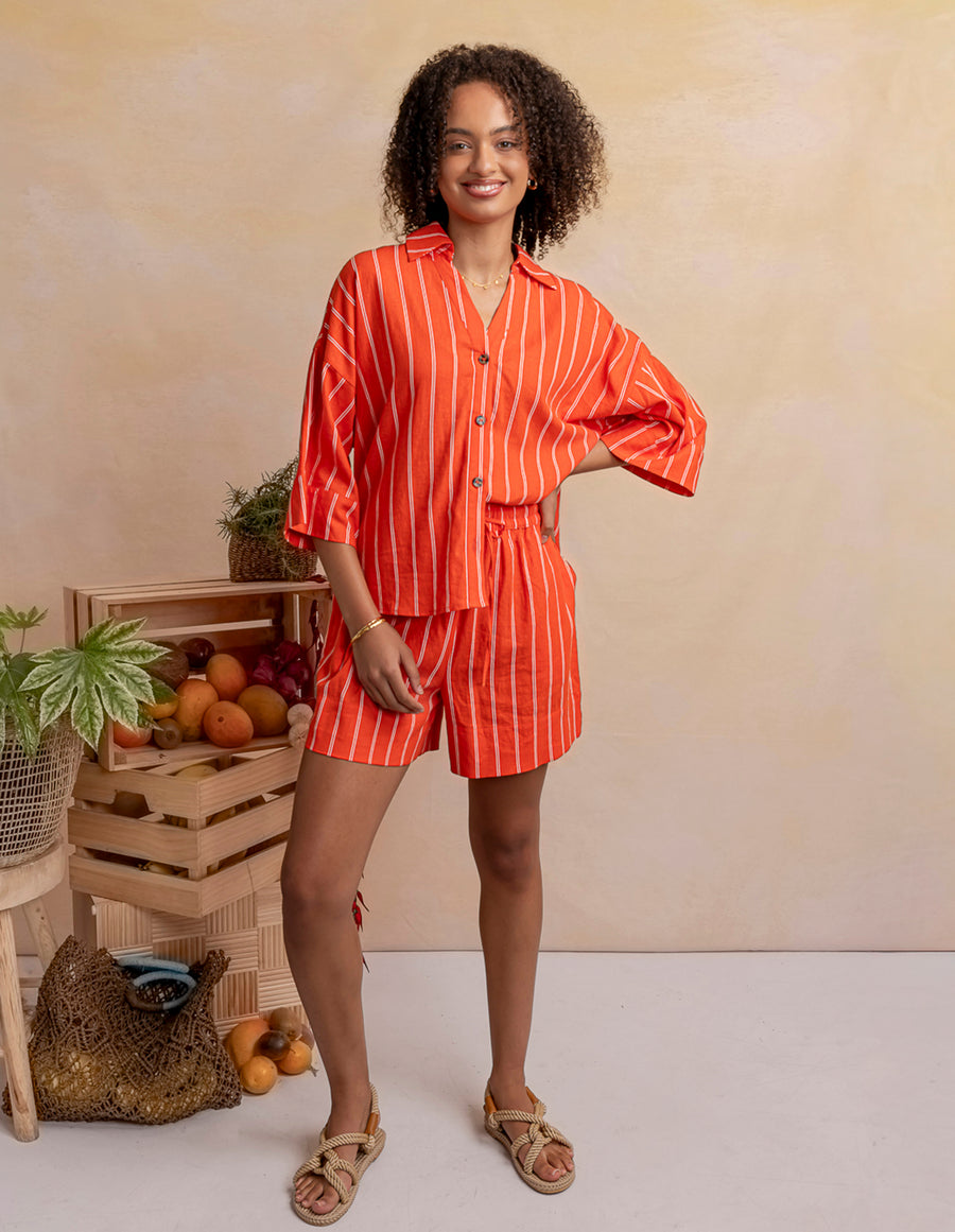 Elm Lifestyle II BLOOM Shirt - tangerine