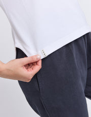 Elm Lifestyle II ELIZA Boat neck tee - white