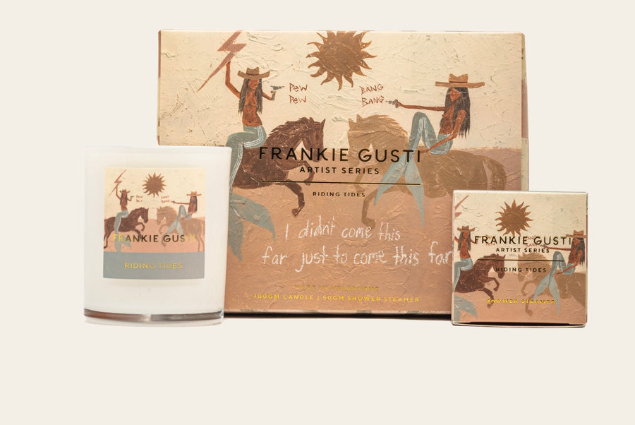 Frankie Gusti II RIDING TIDES Candle & Steamer Duo