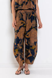 M.A Dainty II NIKO silk pants - blue floral