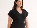 Kelly V Tee - Black