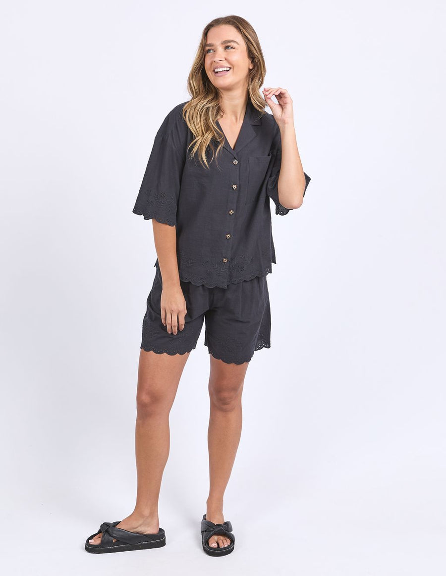 FOXWOOD II Madeleine Shirt - black