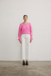 World of Nomads II Stella Boat Neck Knit - Bloom